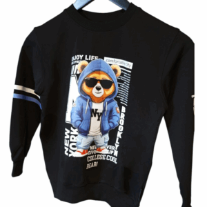 Bluza „NewYork Bear” - Czarny, 110, Lidmar