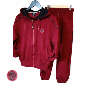 Komplet „Born Free” - Bordowy, 164, Lidmar