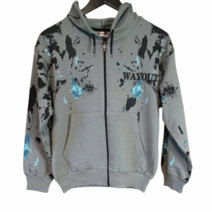 Bluza z kapturem „WayOut” - Szary, 140, Lidmar