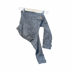 Spodnie „MIMI” bojówki z ozdobnym zamkiem - Szary marmur, 116/122, MIMI