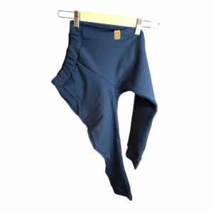 Spodnie joggery delikatnie ocieplane - Ciemny morski, 104/110, MIMI