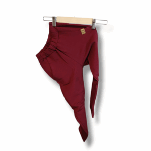 Spodnie joggery delikatnie ocieplane - Bordowy, 104/110, MIMI